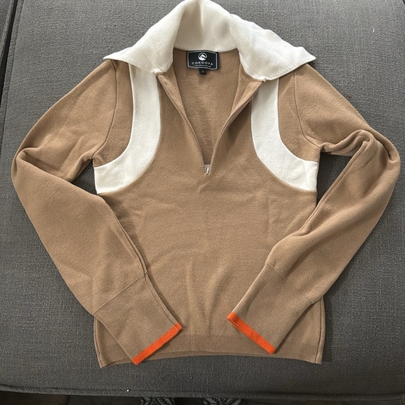 COPY - Cordova Apres sport wool blend half-zip sweater - Picture 2 of 3